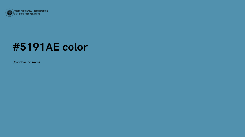 #5191AE color image