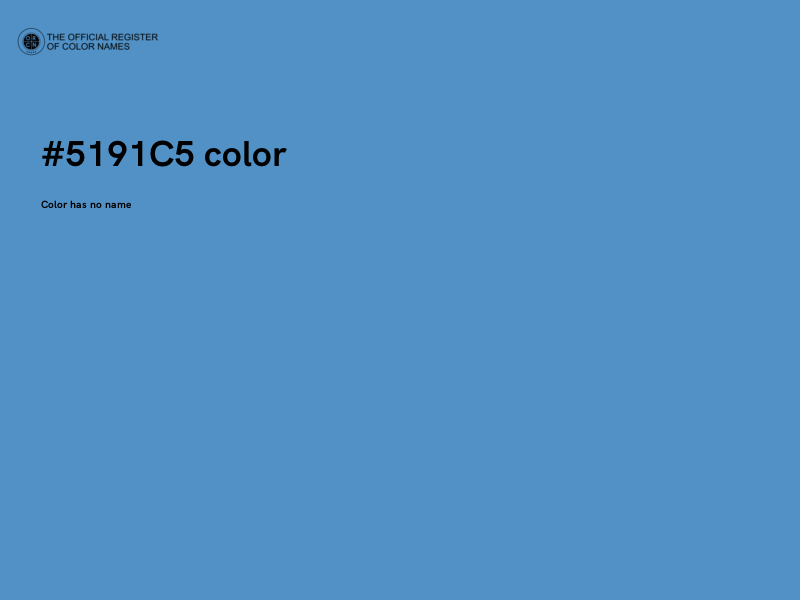 #5191C5 color image