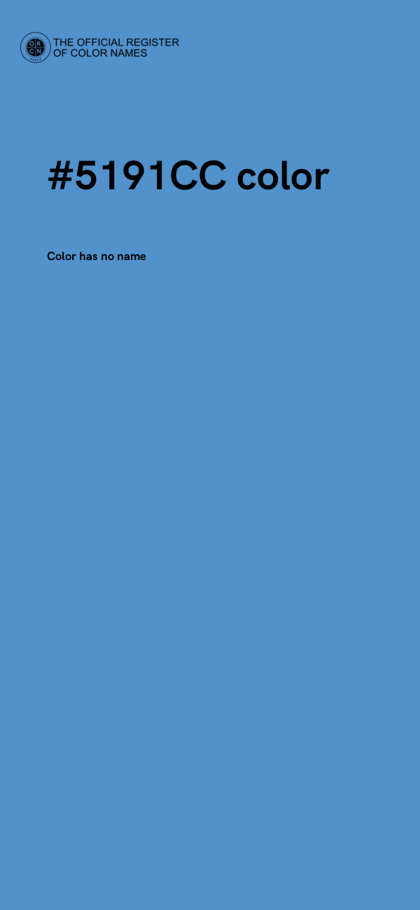 #5191CC color image