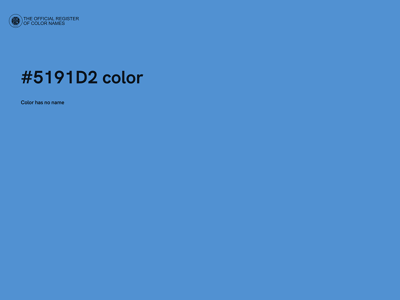 #5191D2 color image