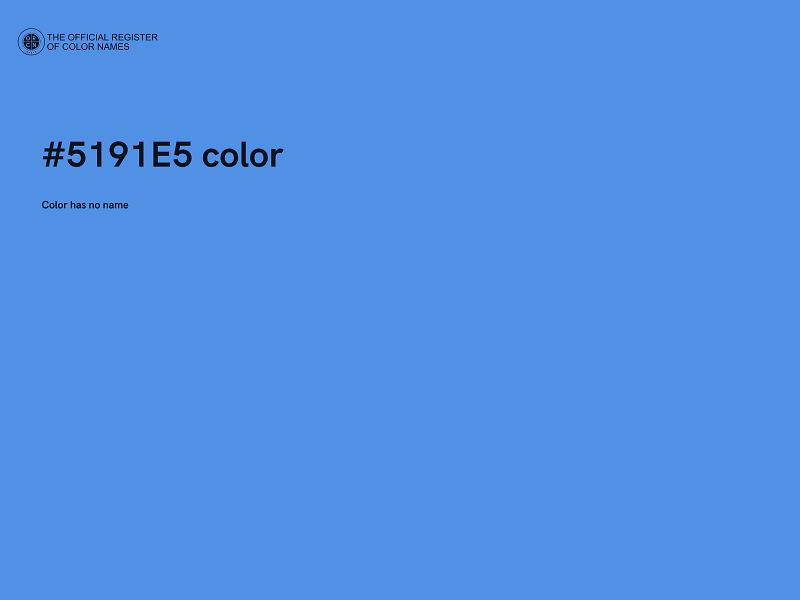 #5191E5 color image