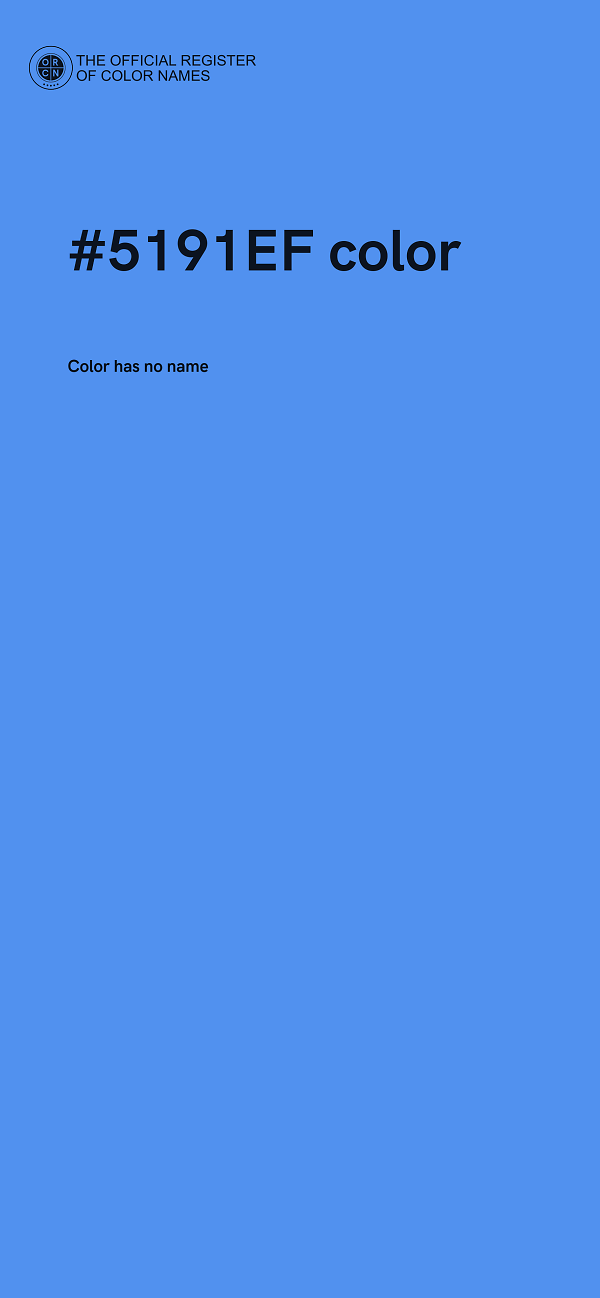 #5191EF color image
