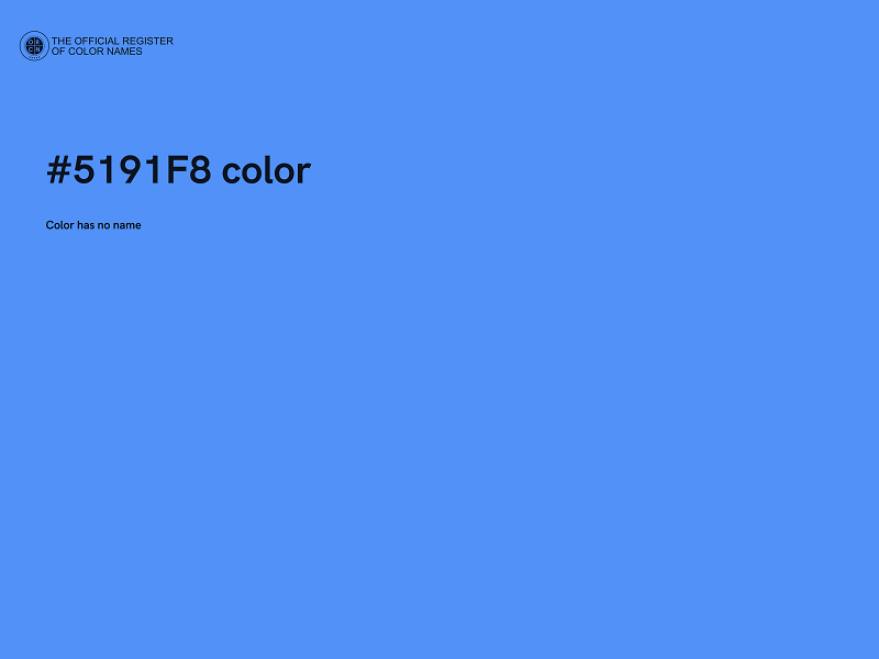 #5191F8 color image