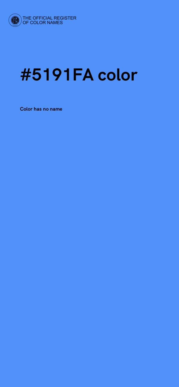 #5191FA color image