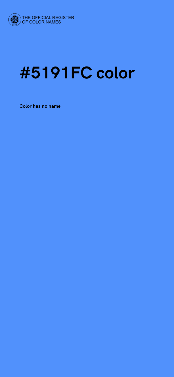 #5191FC color image