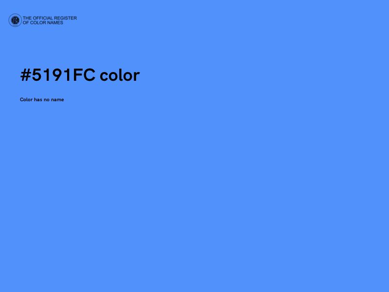 #5191FC color image