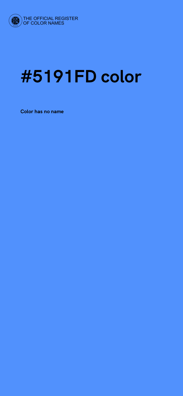 #5191FD color image