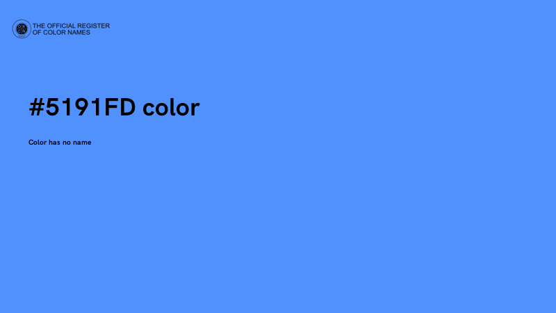 #5191FD color image