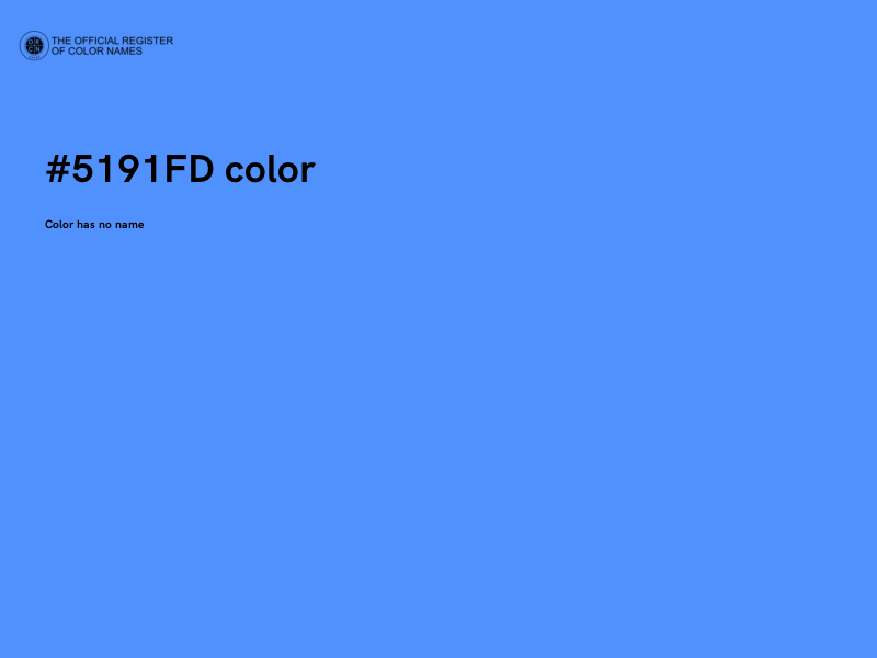#5191FD color image