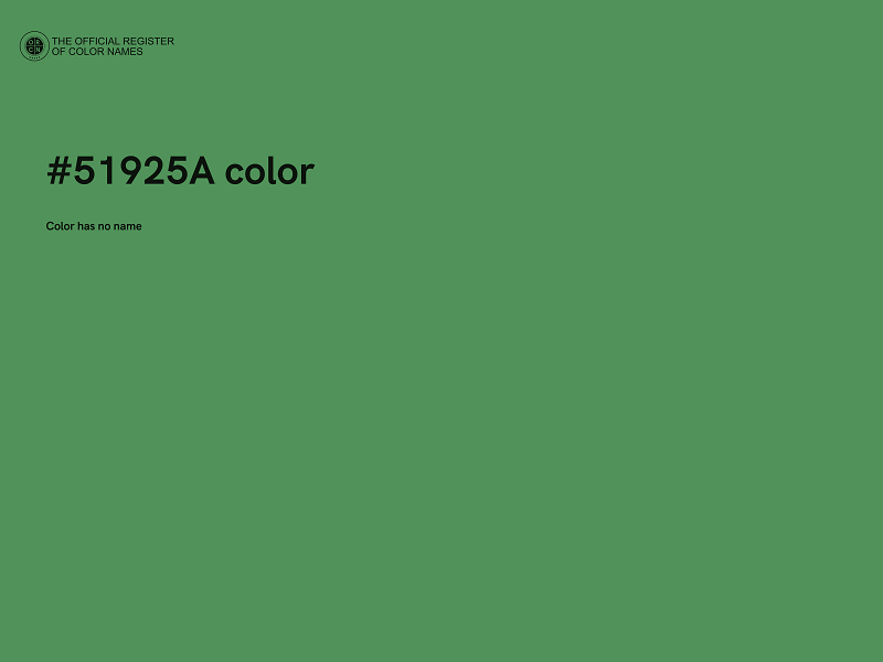 #51925A color image