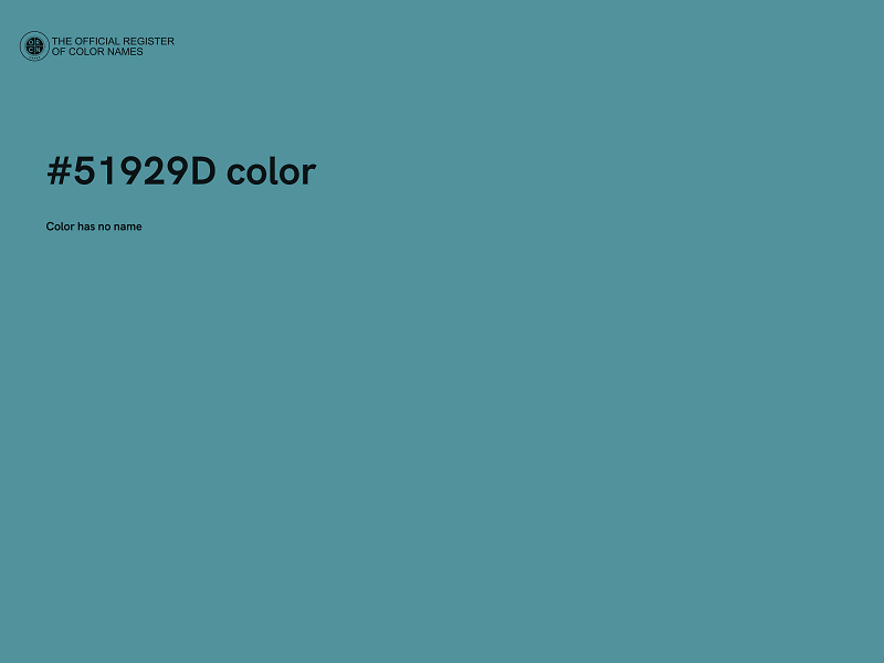 #51929D color image