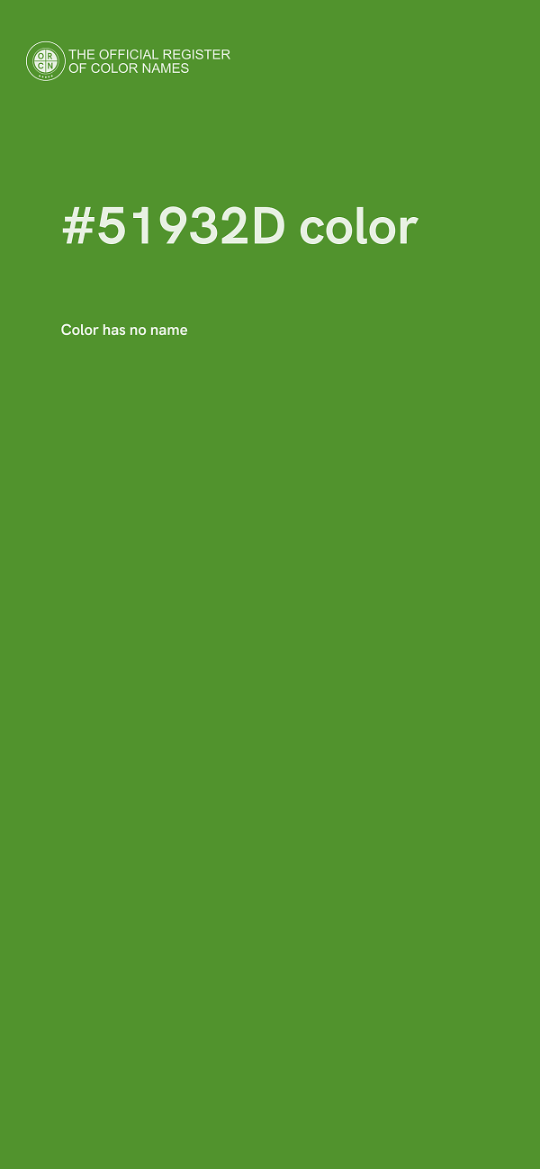 #51932D color image