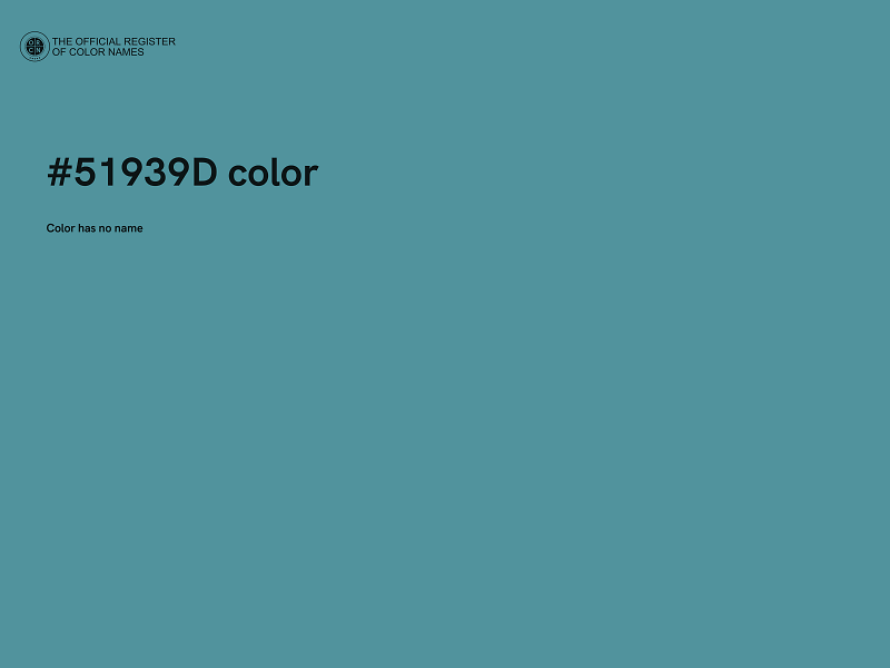 #51939D color image