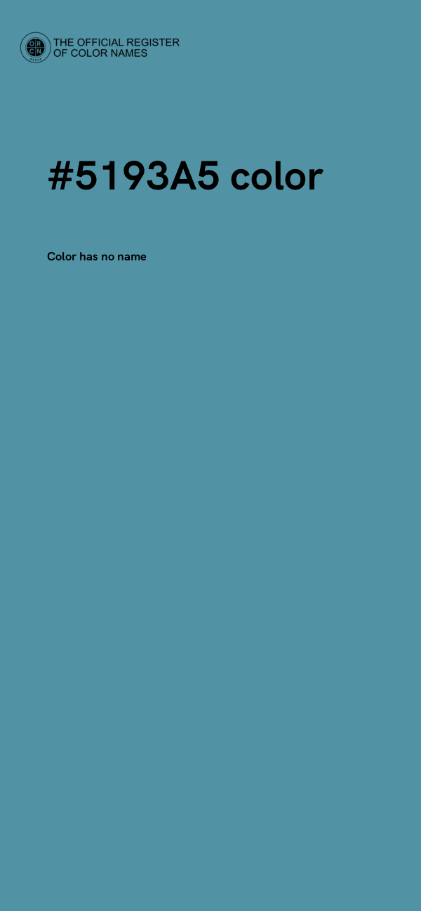 #5193A5 color image