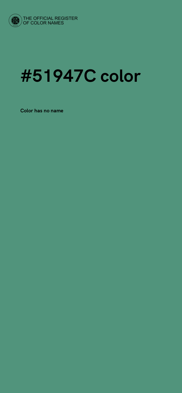#51947C color image