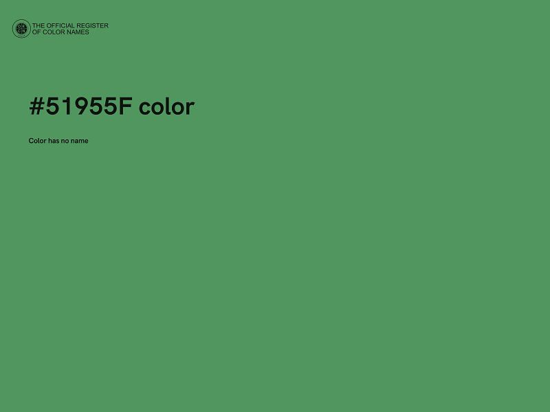 #51955F color image