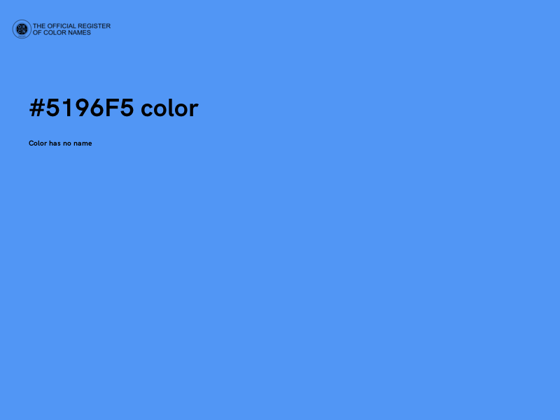 #5196F5 color image