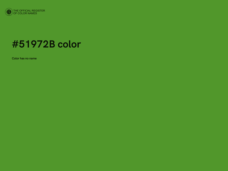 #51972B color image