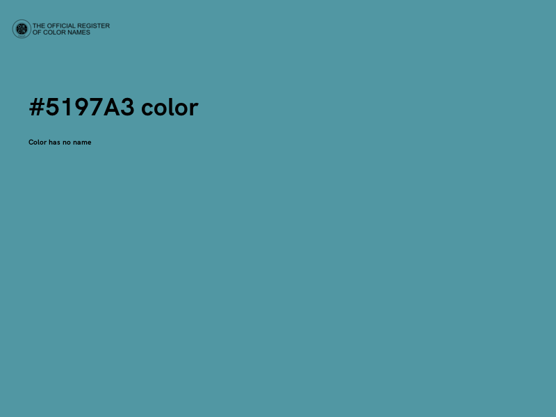 #5197A3 color image