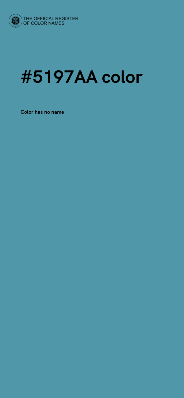 #5197AA color image