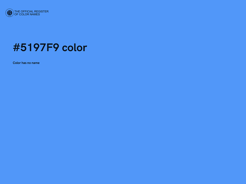 #5197F9 color image