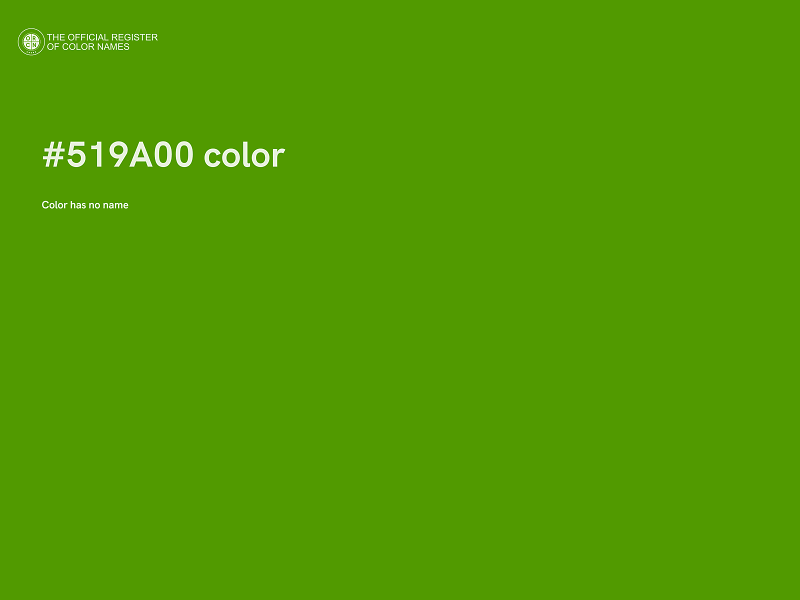 #519A00 color image
