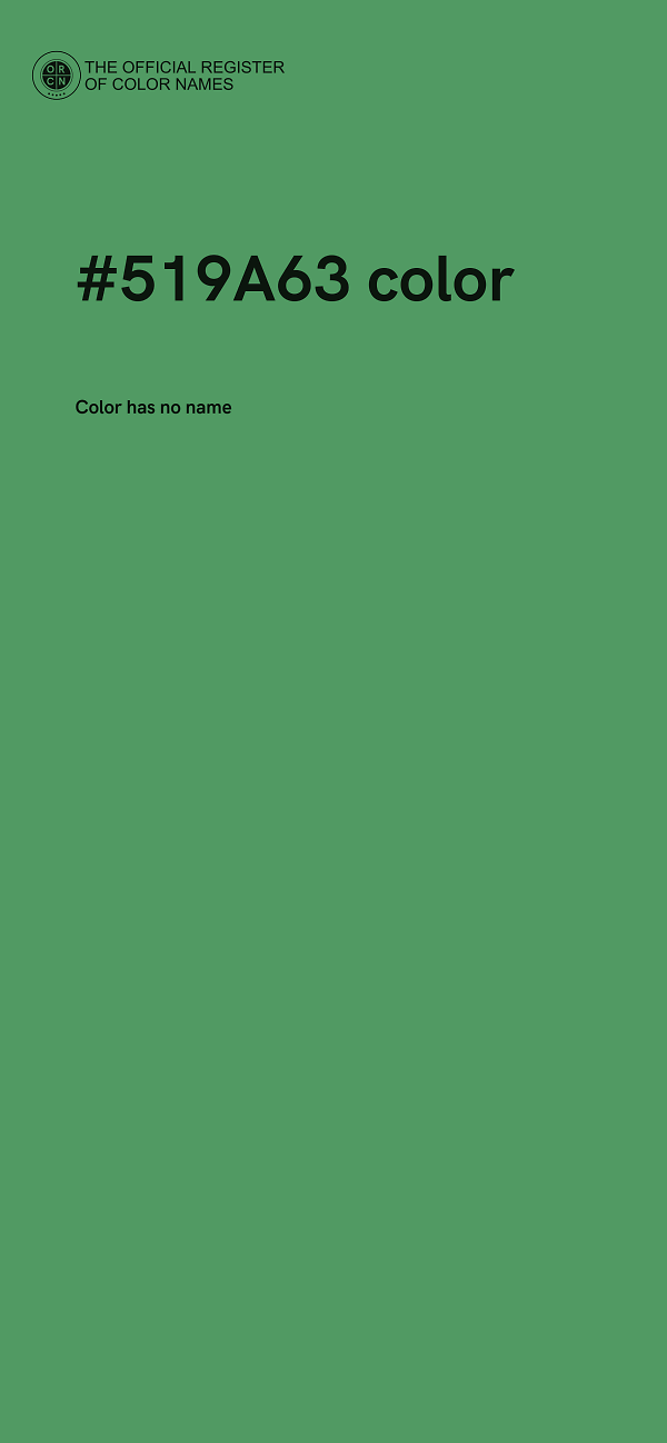 #519A63 color image