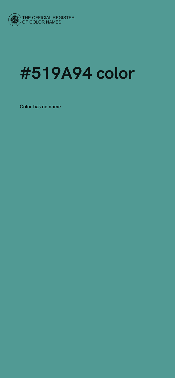 #519A94 color image