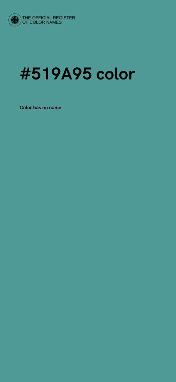 #519A95 color image