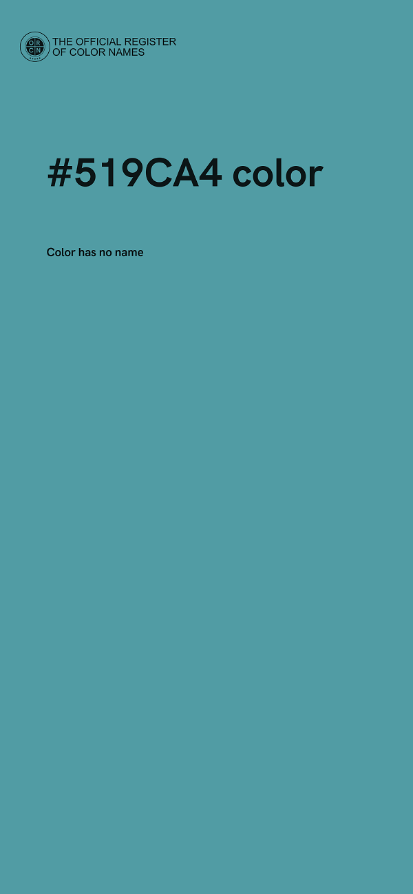 #519CA4 color image