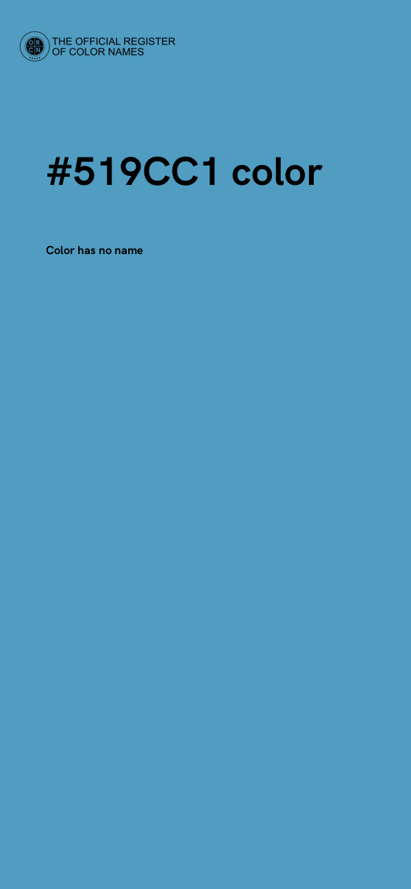 #519CC1 color image