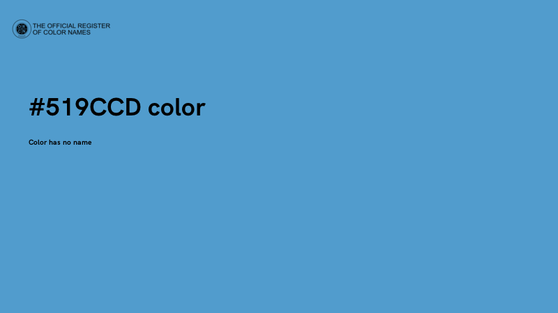 #519CCD color image