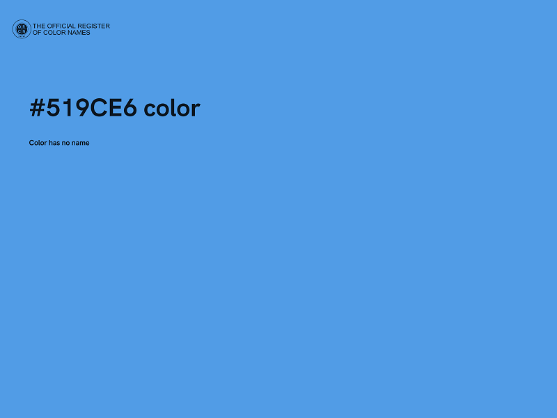 #519CE6 color image