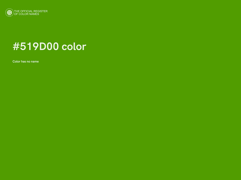 #519D00 color image