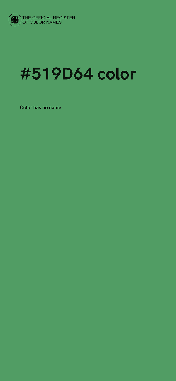 #519D64 color image