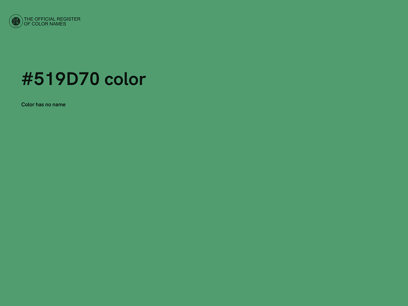 #519D70 color image