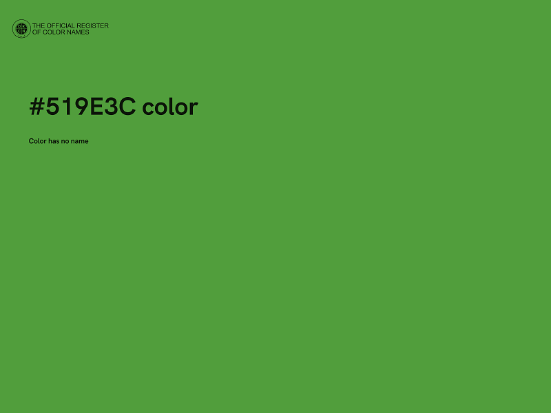 #519E3C color image