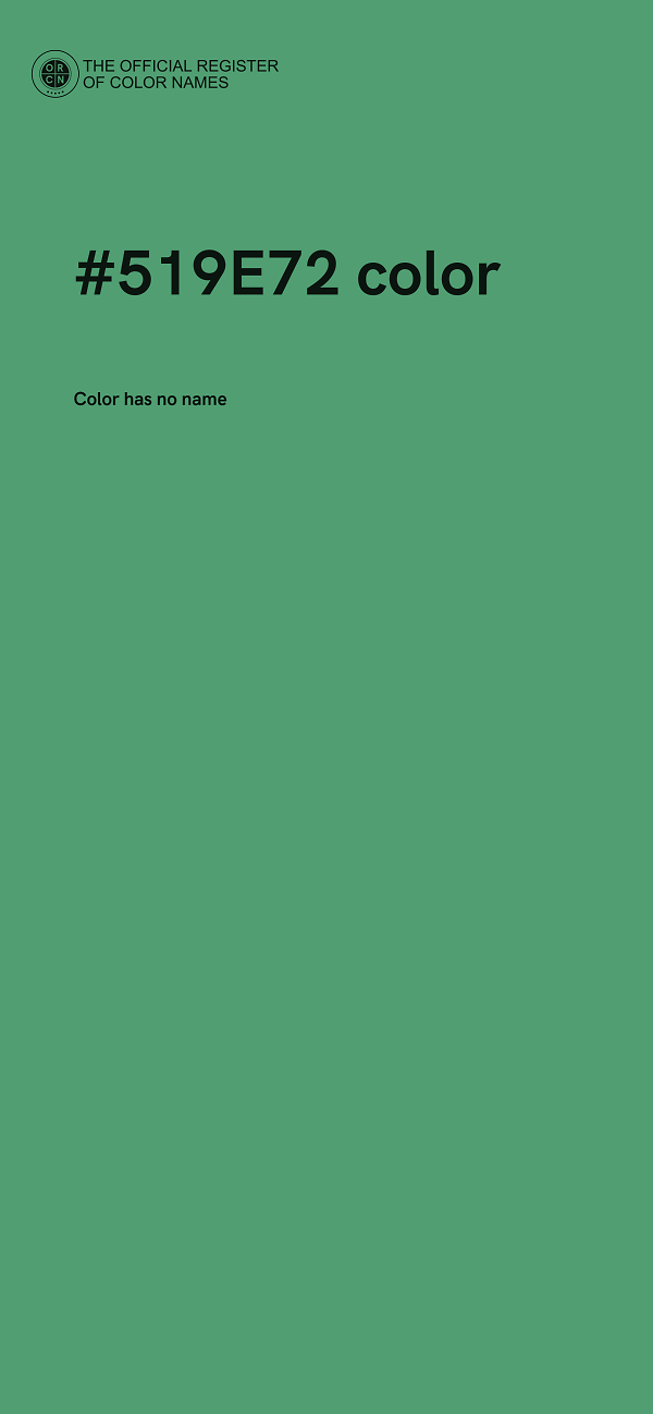 #519E72 color image