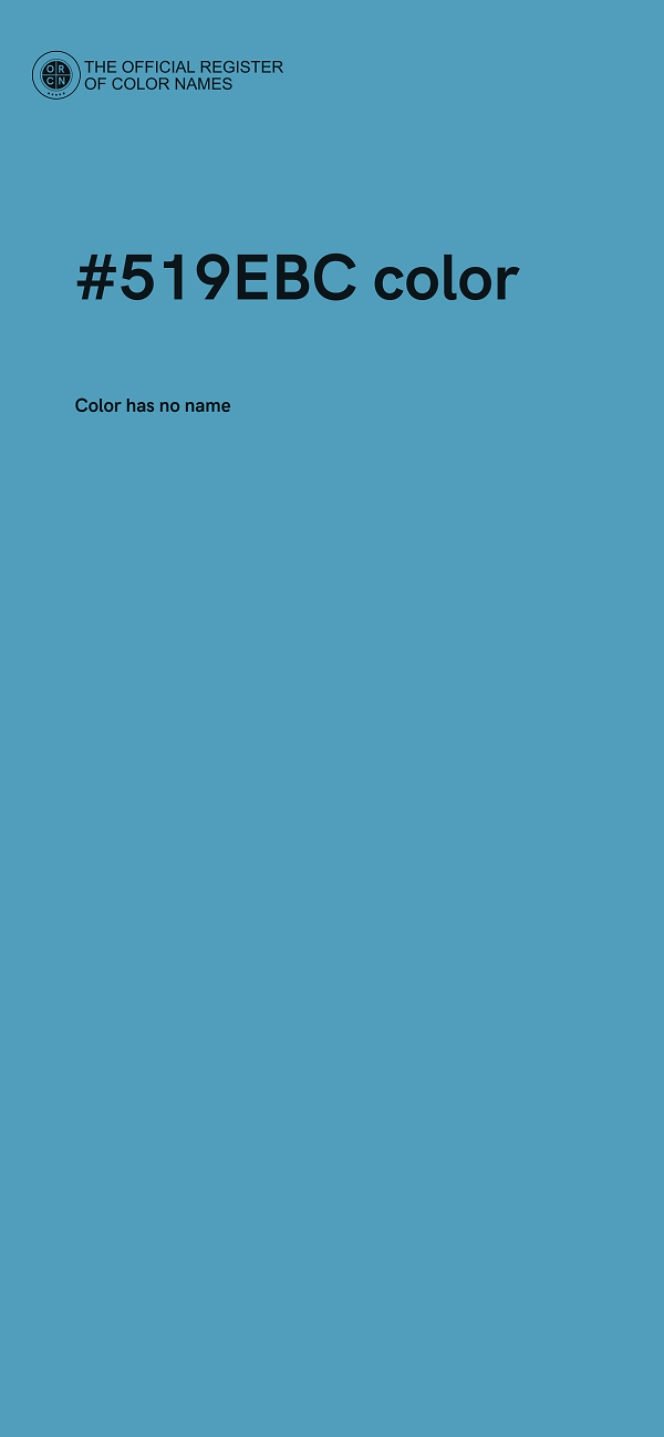 #519EBC color image