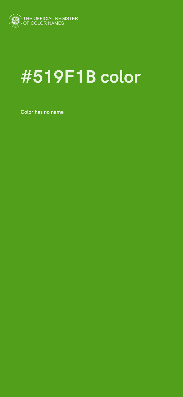 #519F1B color image