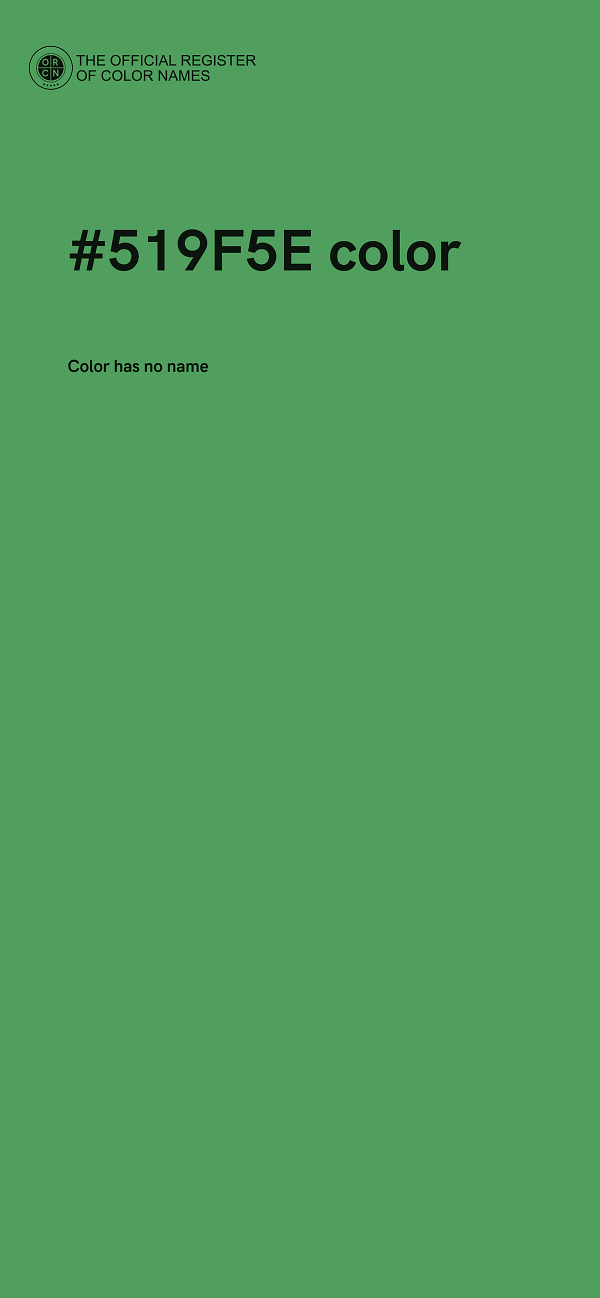 #519F5E color image