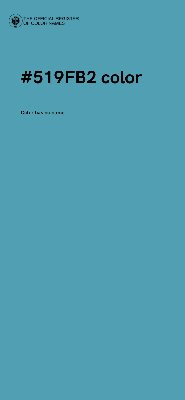 #519FB2 color image