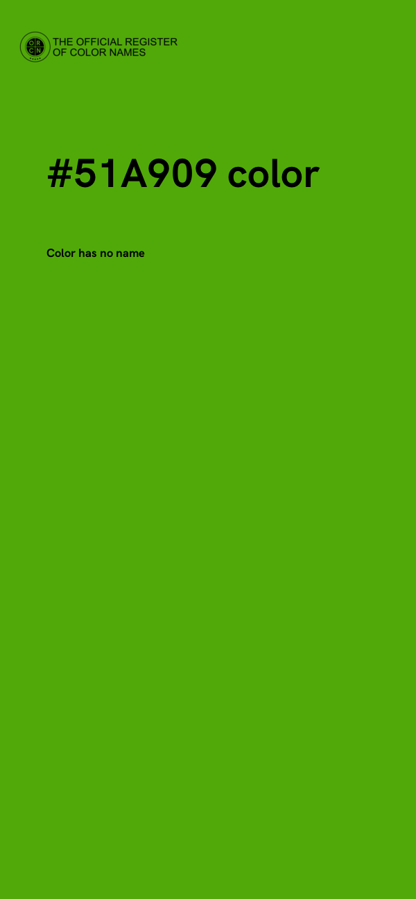 #51A909 color image