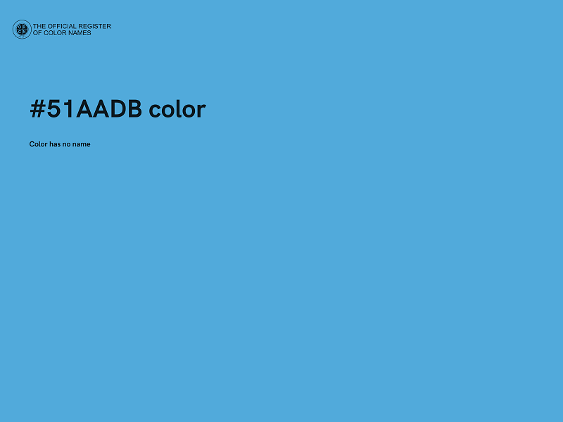 #51AADB color image