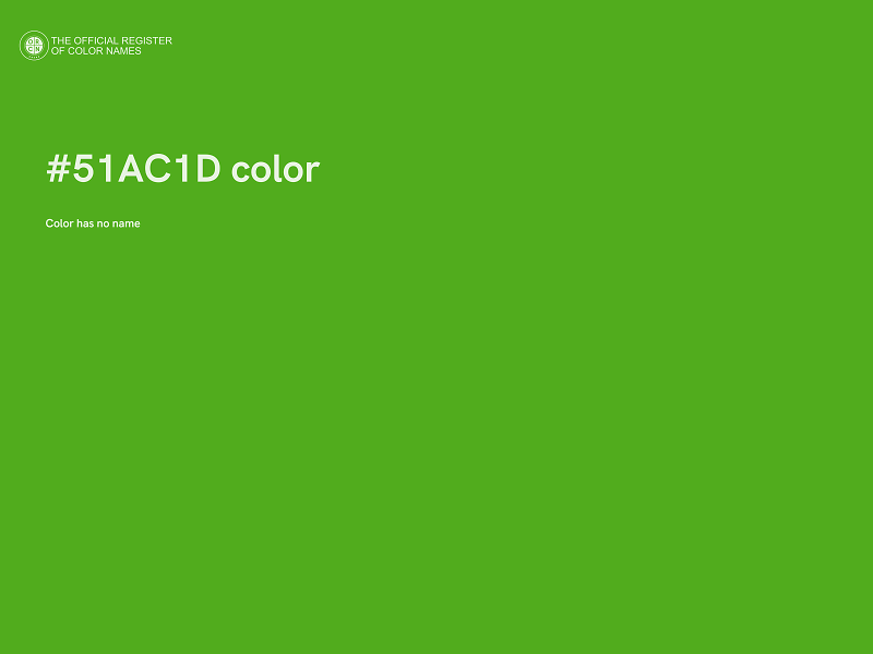 #51AC1D color image