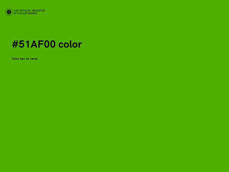 #51AF00 color image