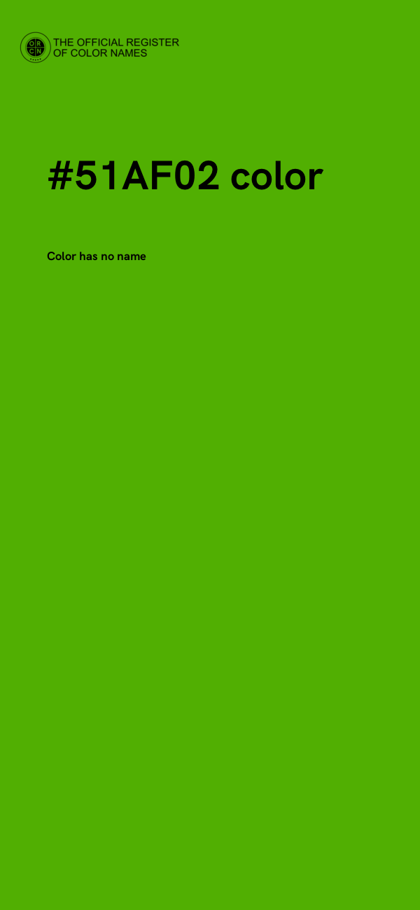#51AF02 color image