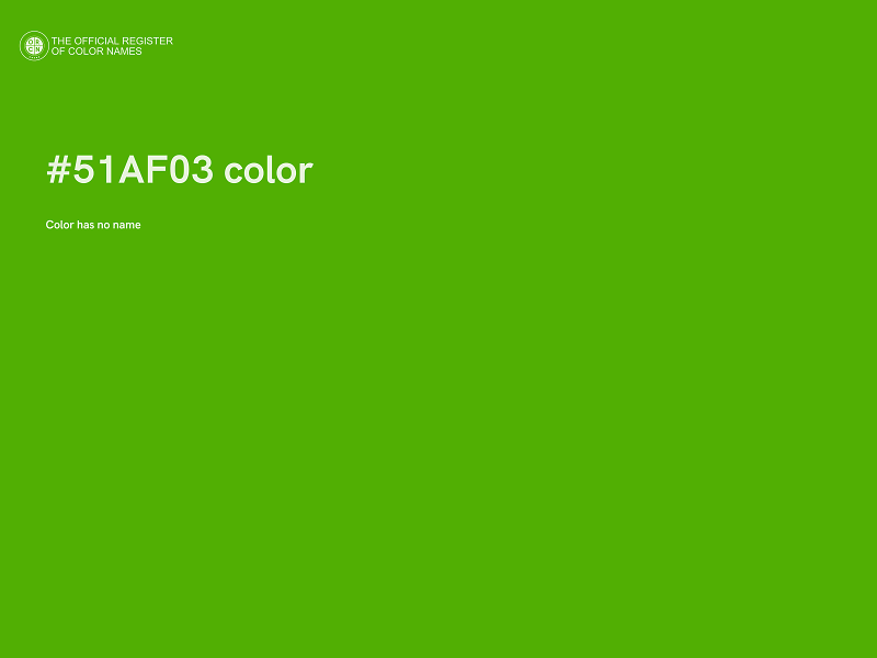 #51AF03 color image