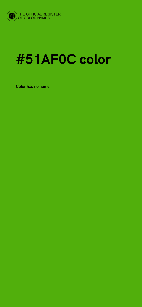 #51AF0C color image