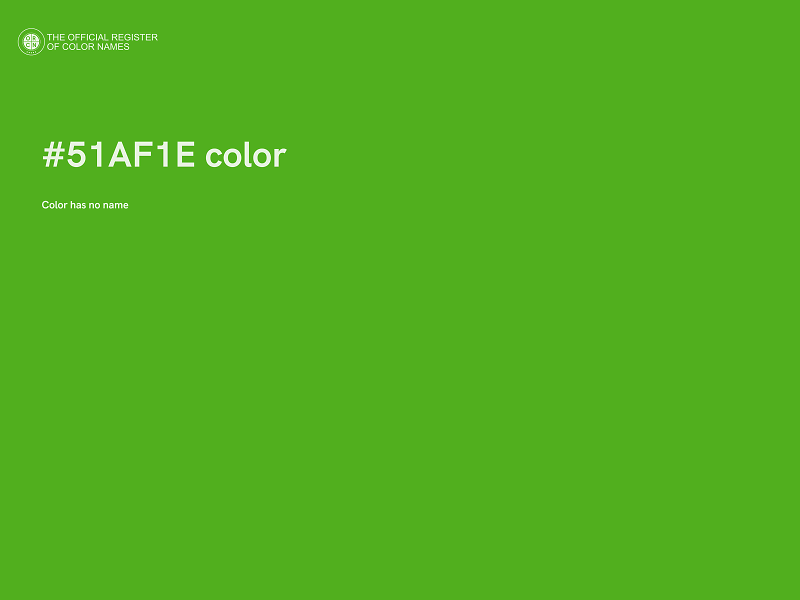 #51AF1E color image